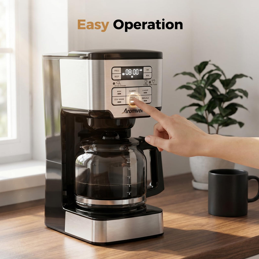 12 Cup Programmable Drip Coffee Maker N258824