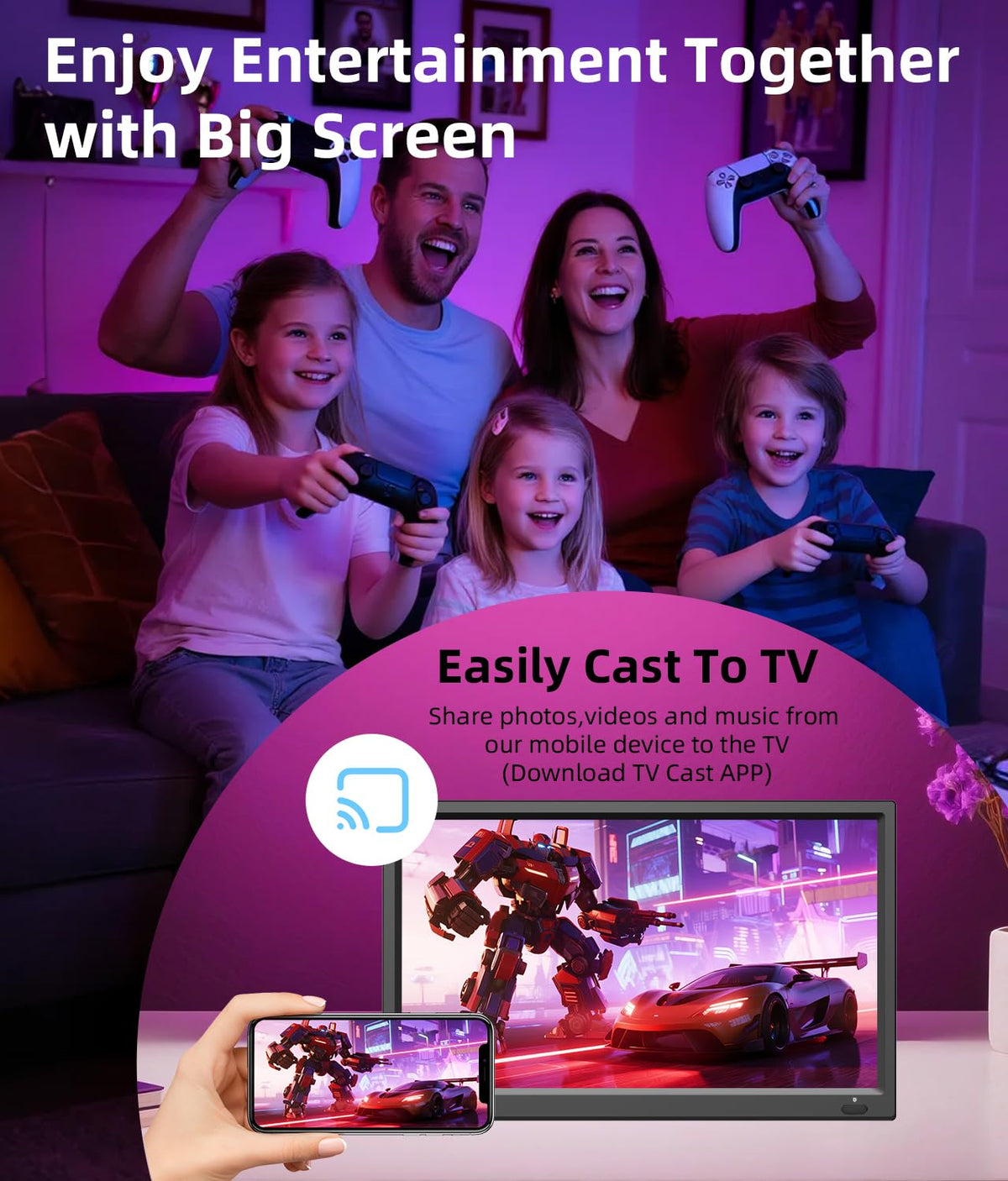 15.6 Inch HD 1080P LED Flat Screen Smart TV Q172965