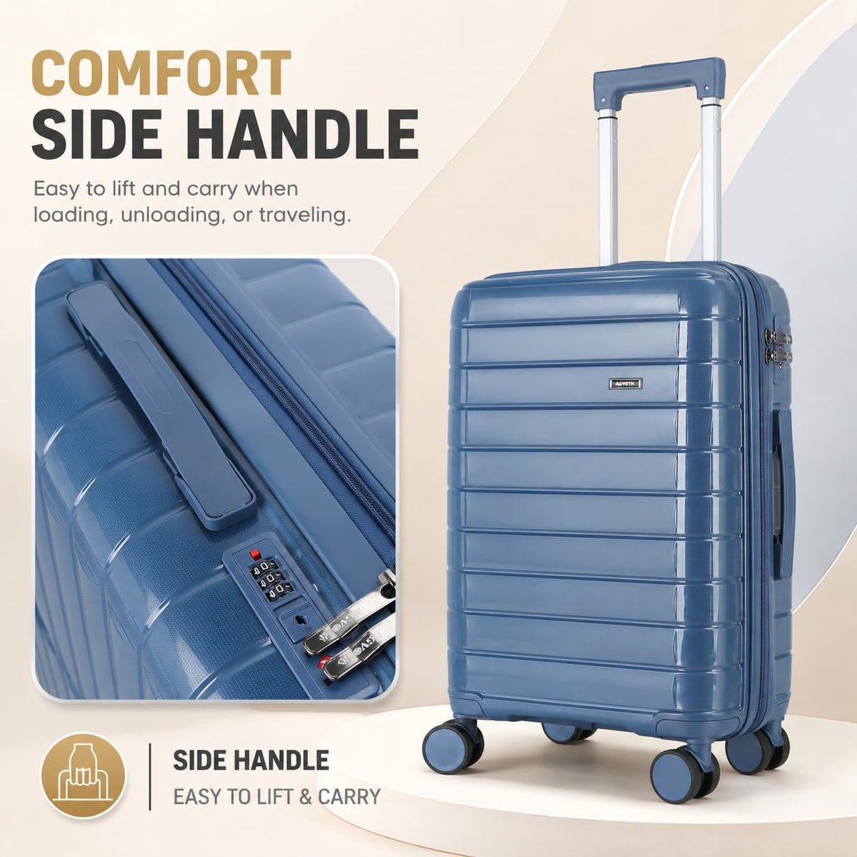 20 Inch Lightweight Hard Shell Spinner Luggage J927810