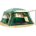 Extra Large 12-14 Person 2 Room Waterproof Double Layer Cabin Tent K6567