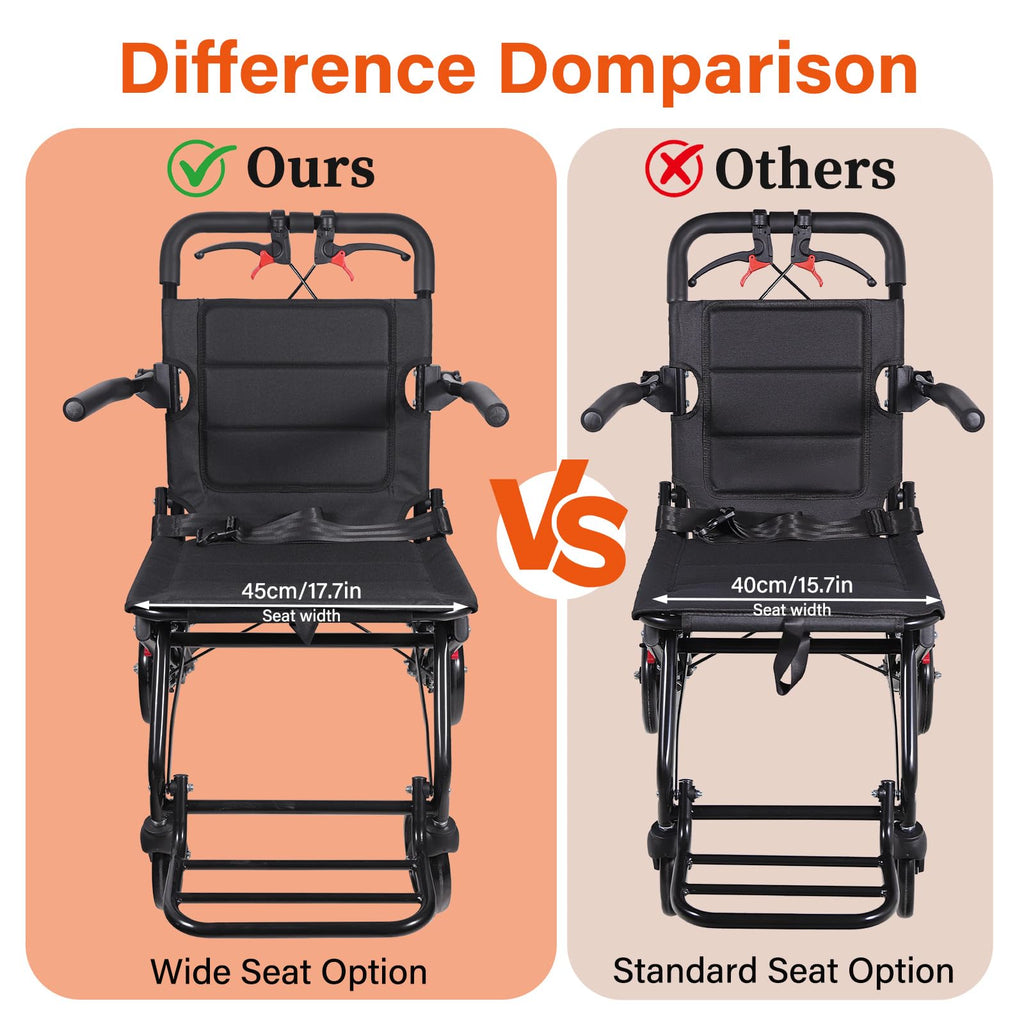 Lightweight Foldable Transport Wheelchair V273892