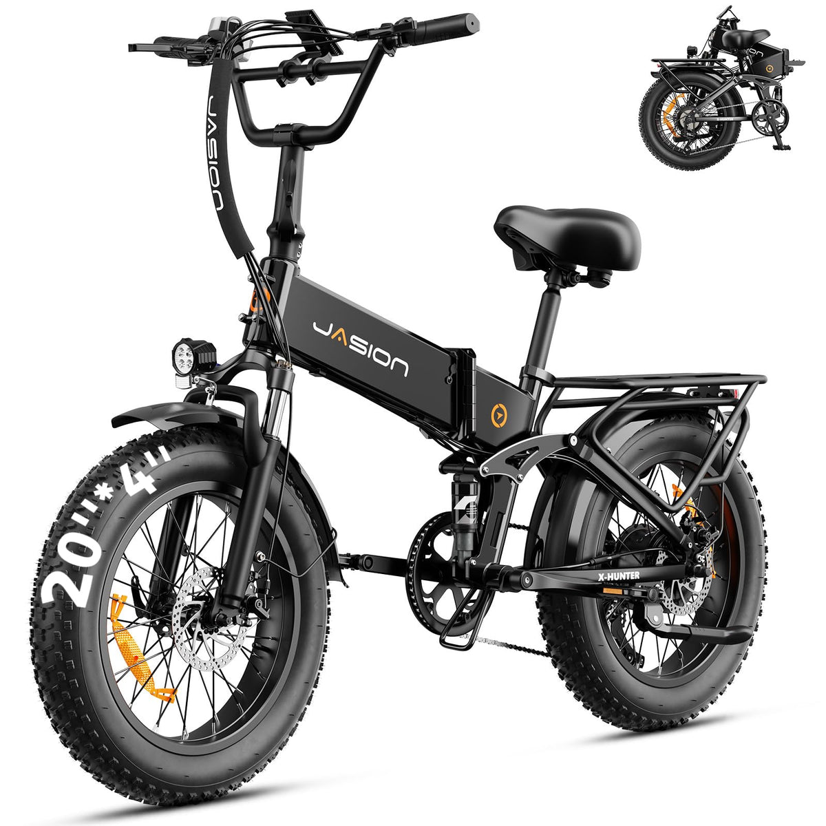 1400W Peak 20'' Fat Tire Foldable Electric Bike G7208