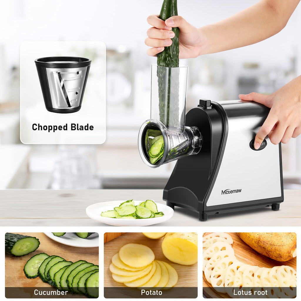 Electric Vegetable Cutter 500 W with 5 Cutting Drums X22961
