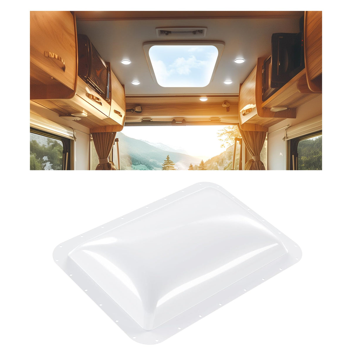 17-7/8" x 25-3/4" RV Skylight Replacement Cover M266