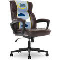 Leather Office Chair with Lumbar Support Q7397