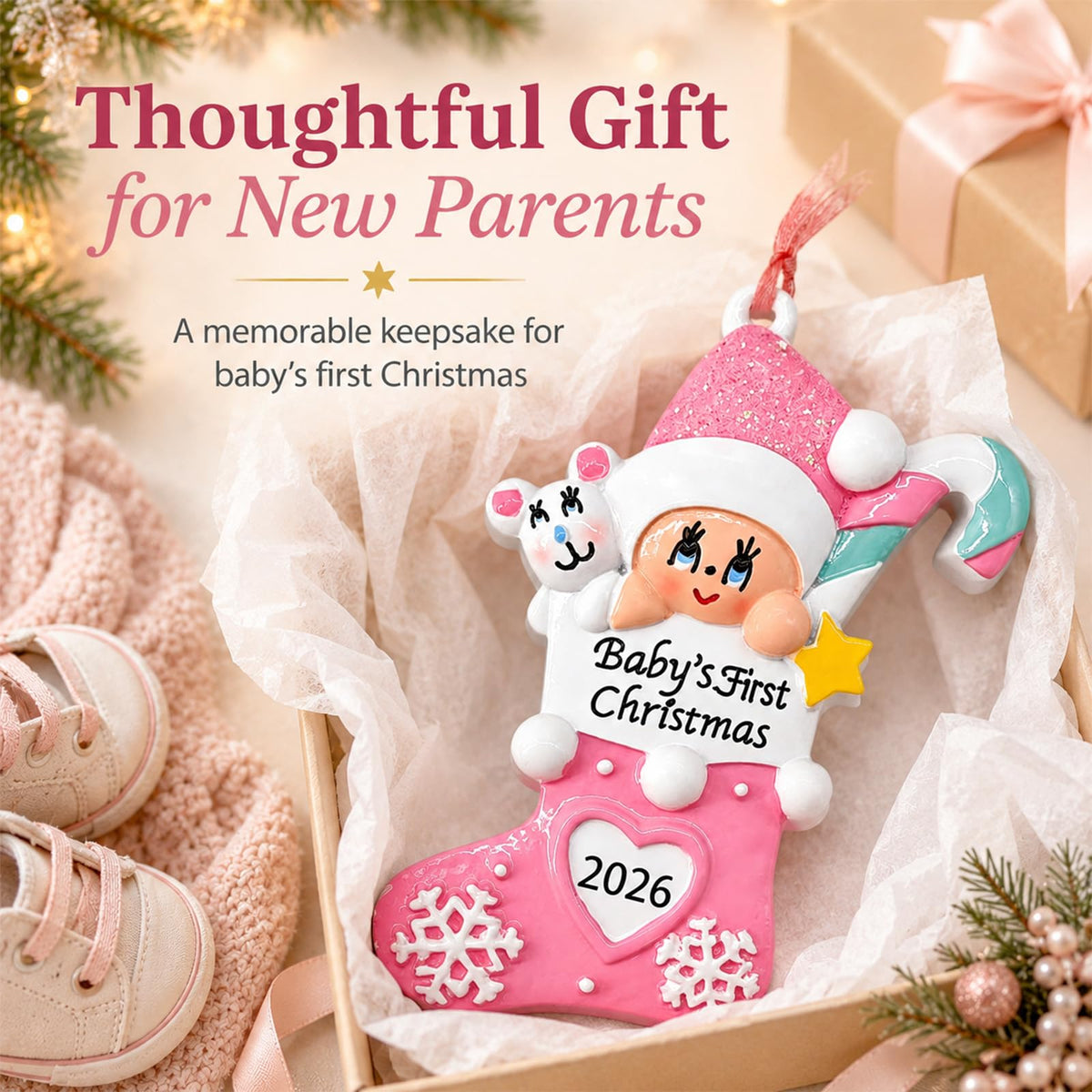Baby's First Christmas Ornament 2026 D212