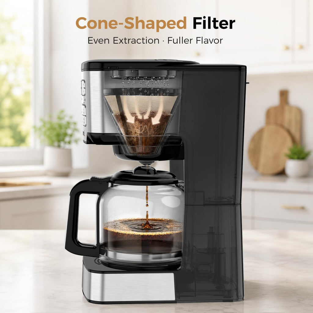 12 Cup Programmable Drip Coffee Maker N258824