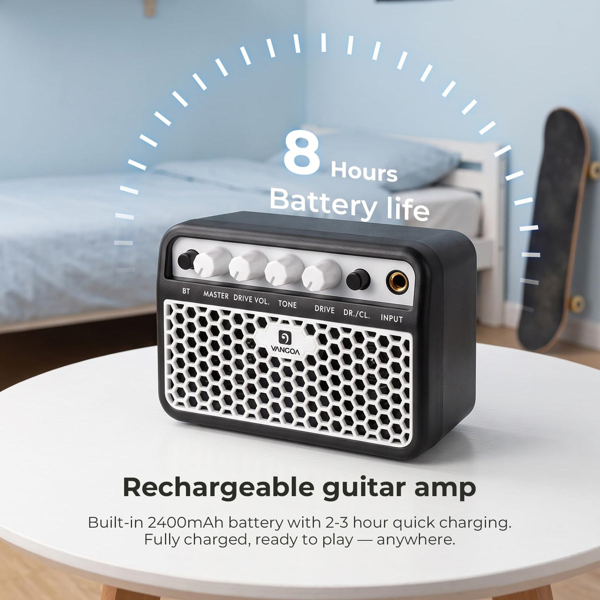 30 Inch Kids Electric Guitar Starter Kit with Amp Red Y1494