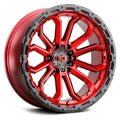20x9 6x135 +12mm Red Wheel Rim X611951