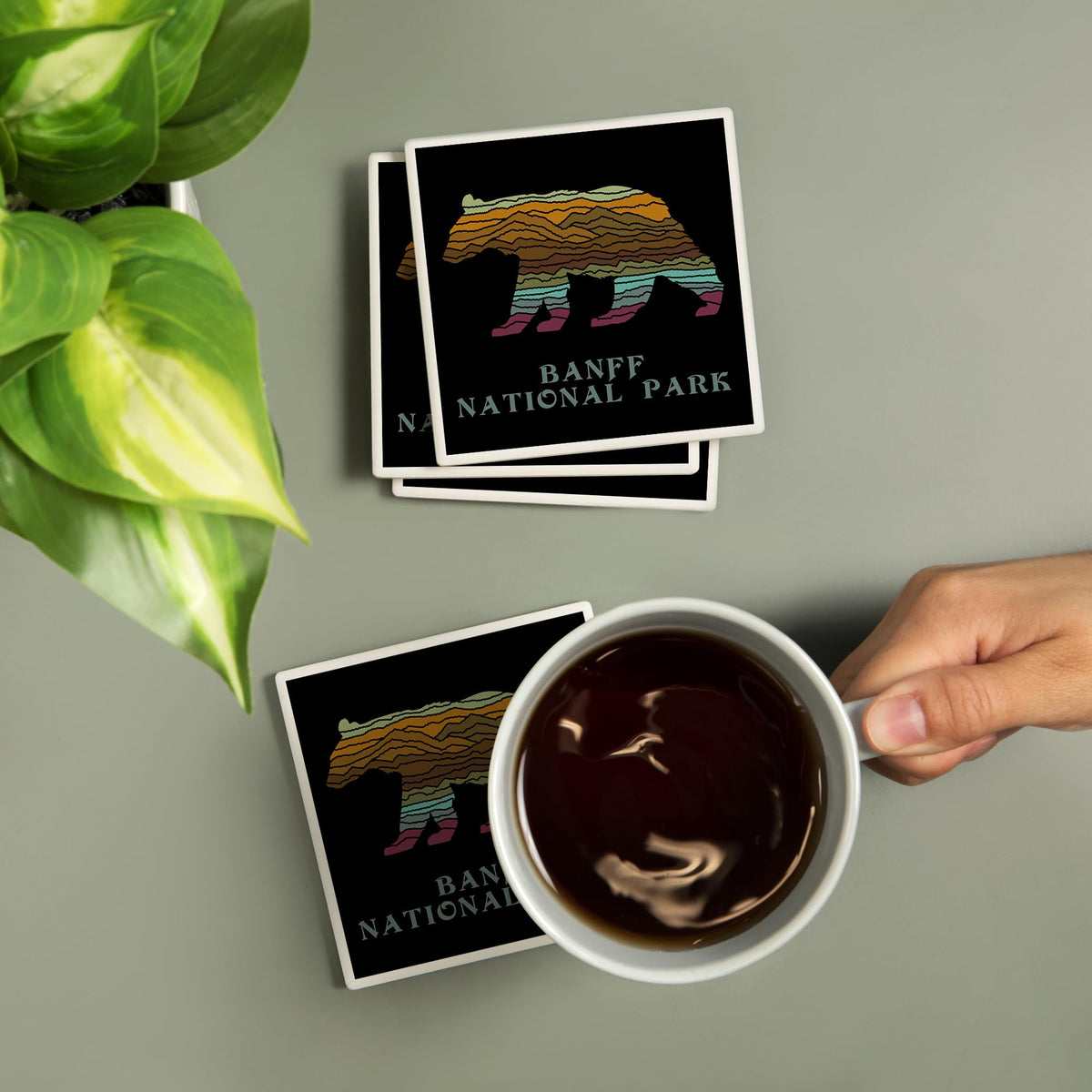 Ceramic Coasters Set of 4 R309120