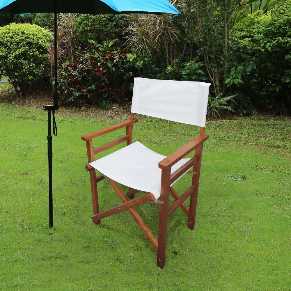 Black Canvas Director's Chair 2pcs Set U40099