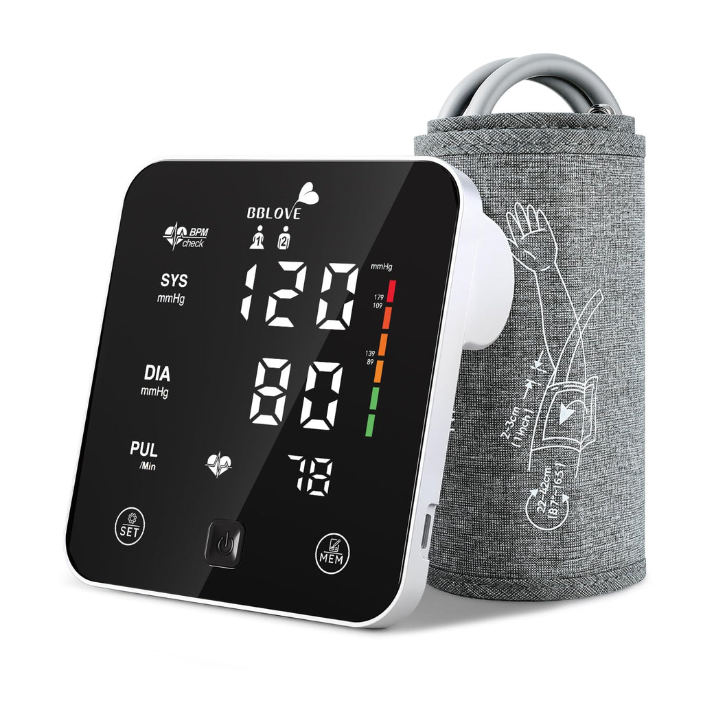 Blood Pressure Monitor with Adjustable Cuff and Carrying Case O6411