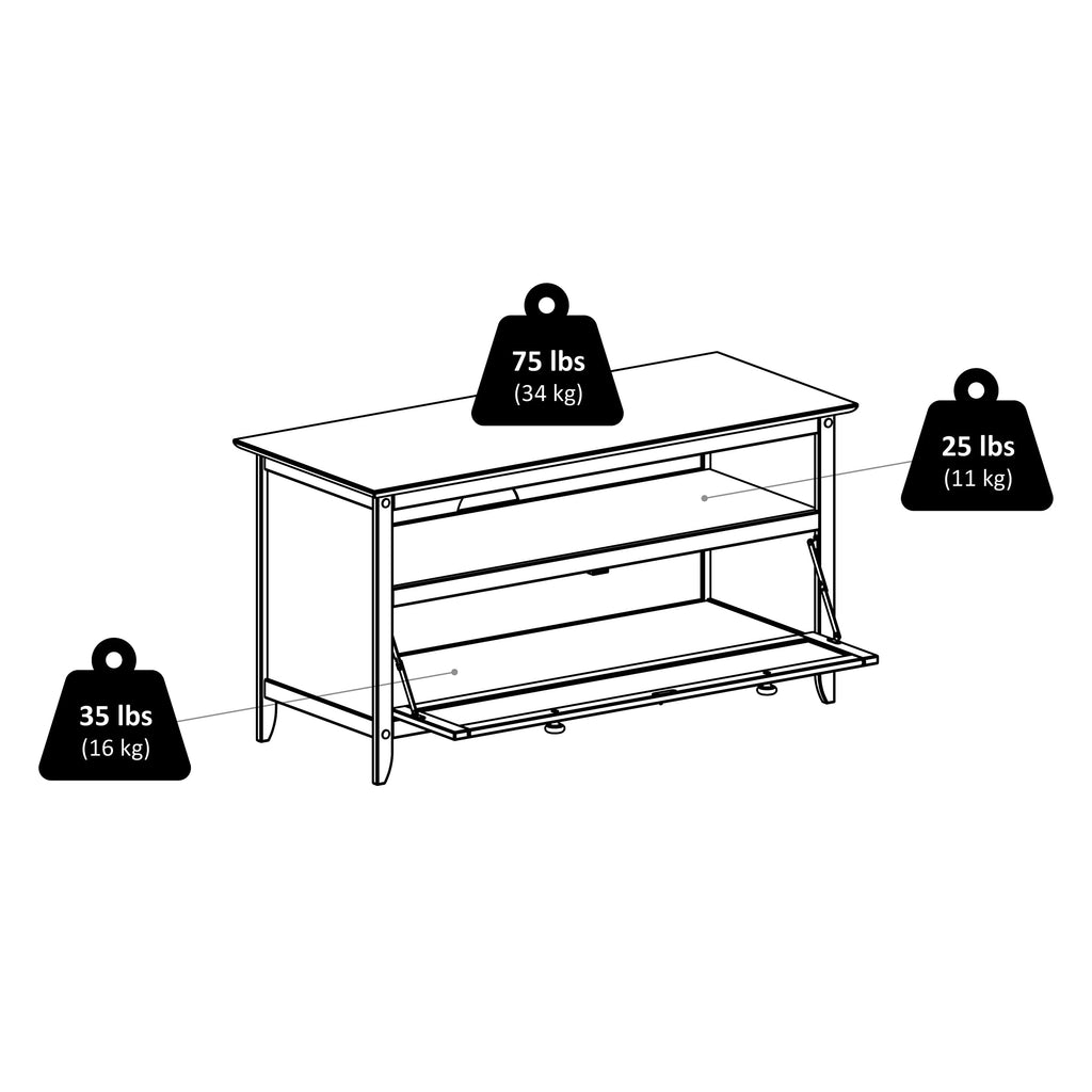 Espresso TV & Media Stand Z4684