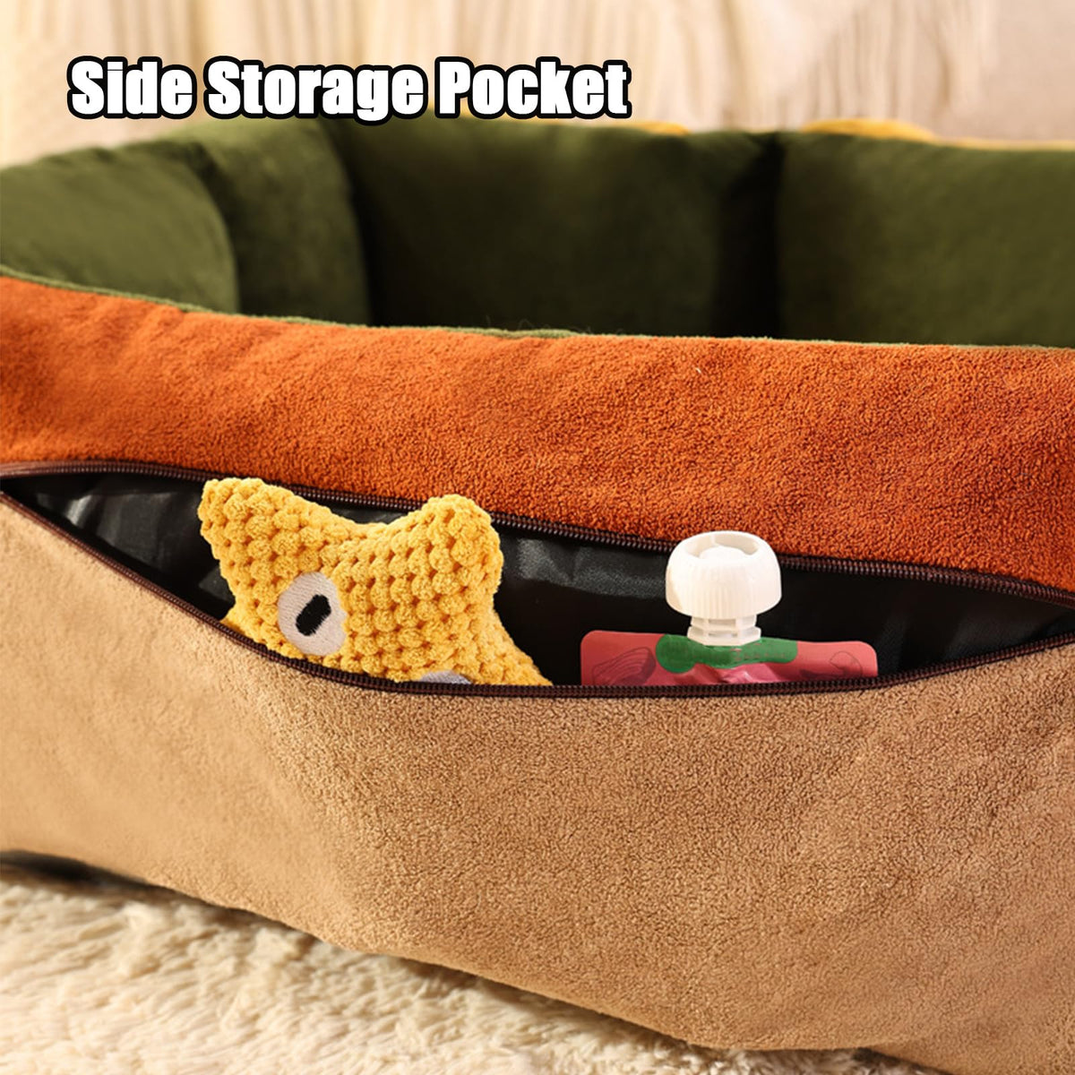 2-in-1 Dog Car Seat for Small Dogs E656