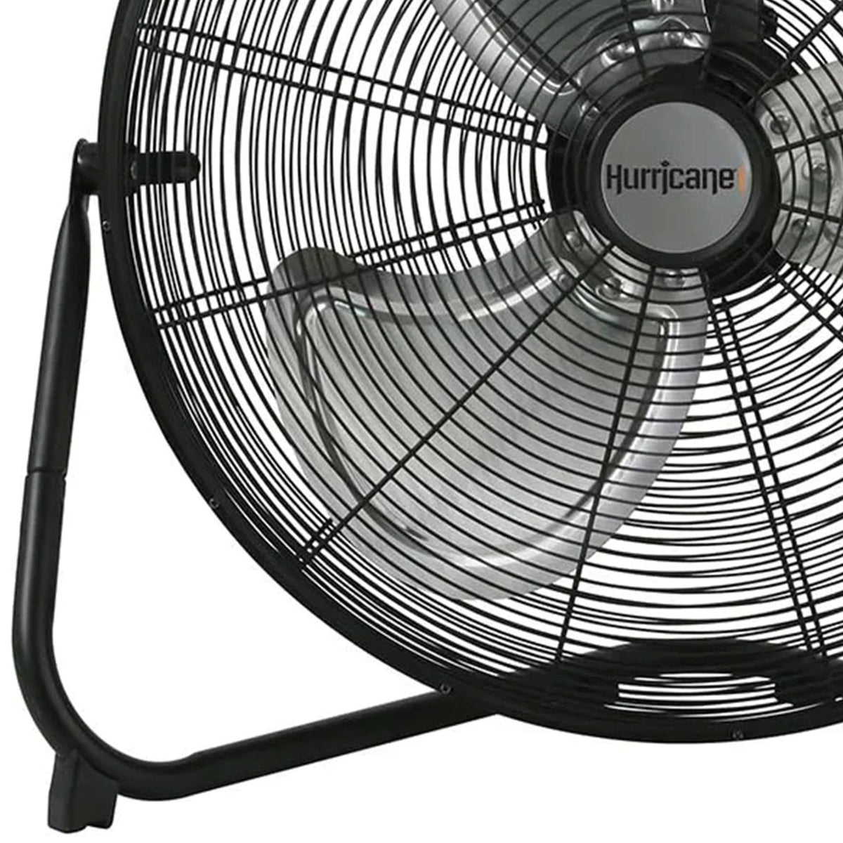High Velocity Metal Blade Floor Fan, 3 Speeds, Black, 20in E278