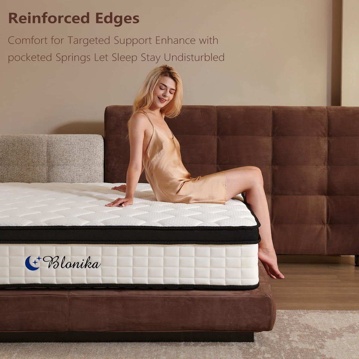 Full Size 12 Inch Memory Foam Pocket Spring Medium Firm Mattress Z8139