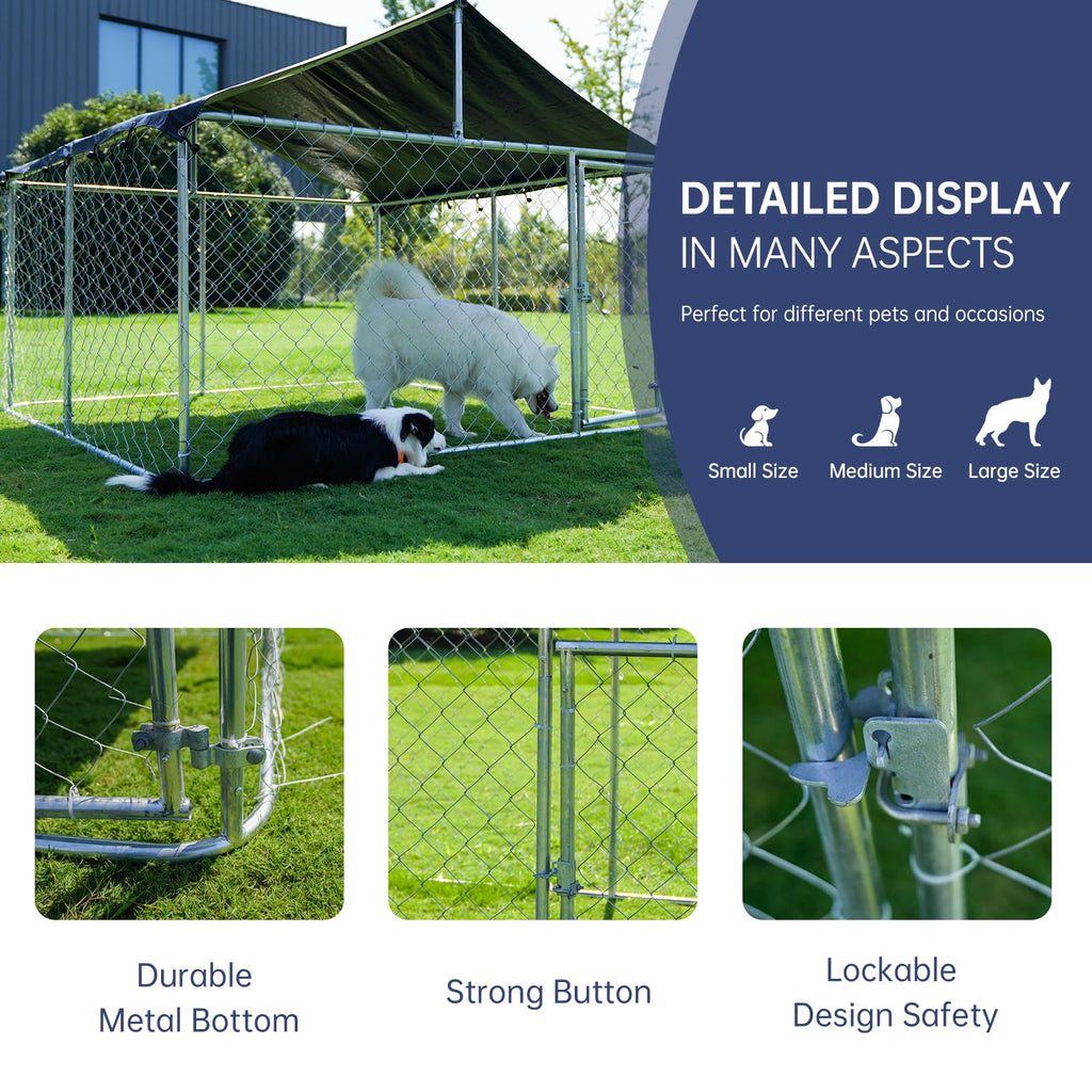 78”x 78” Heavy Duty Dog Enclosure E1019