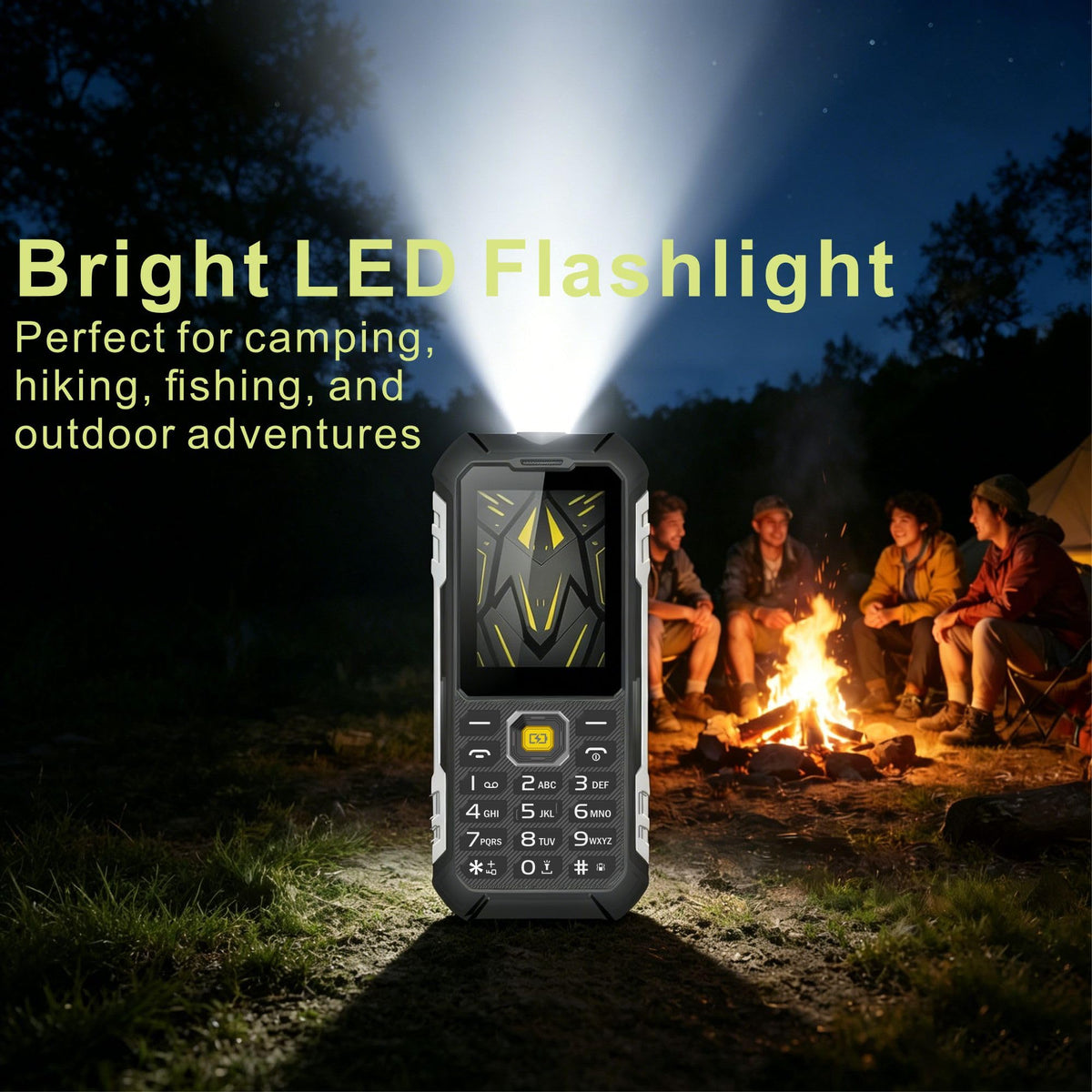 Unlocked Rugged Phone 2.4" Screen IP68 4500mAh F6948