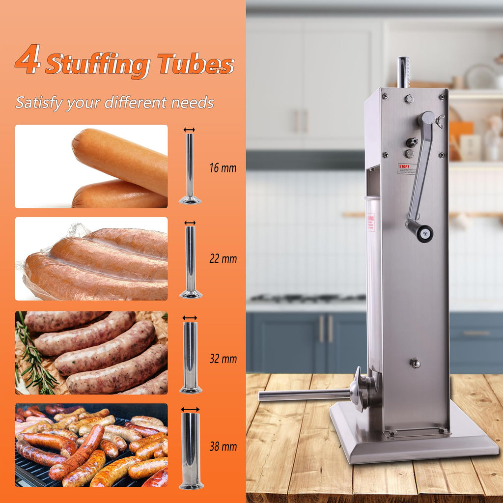 7L Sausage Stuffer and 15lb Manual Meat Mixer G506