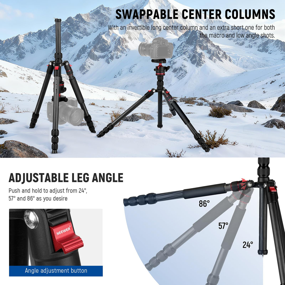 Carbon Fiber Travel Tripod Monopod N9892