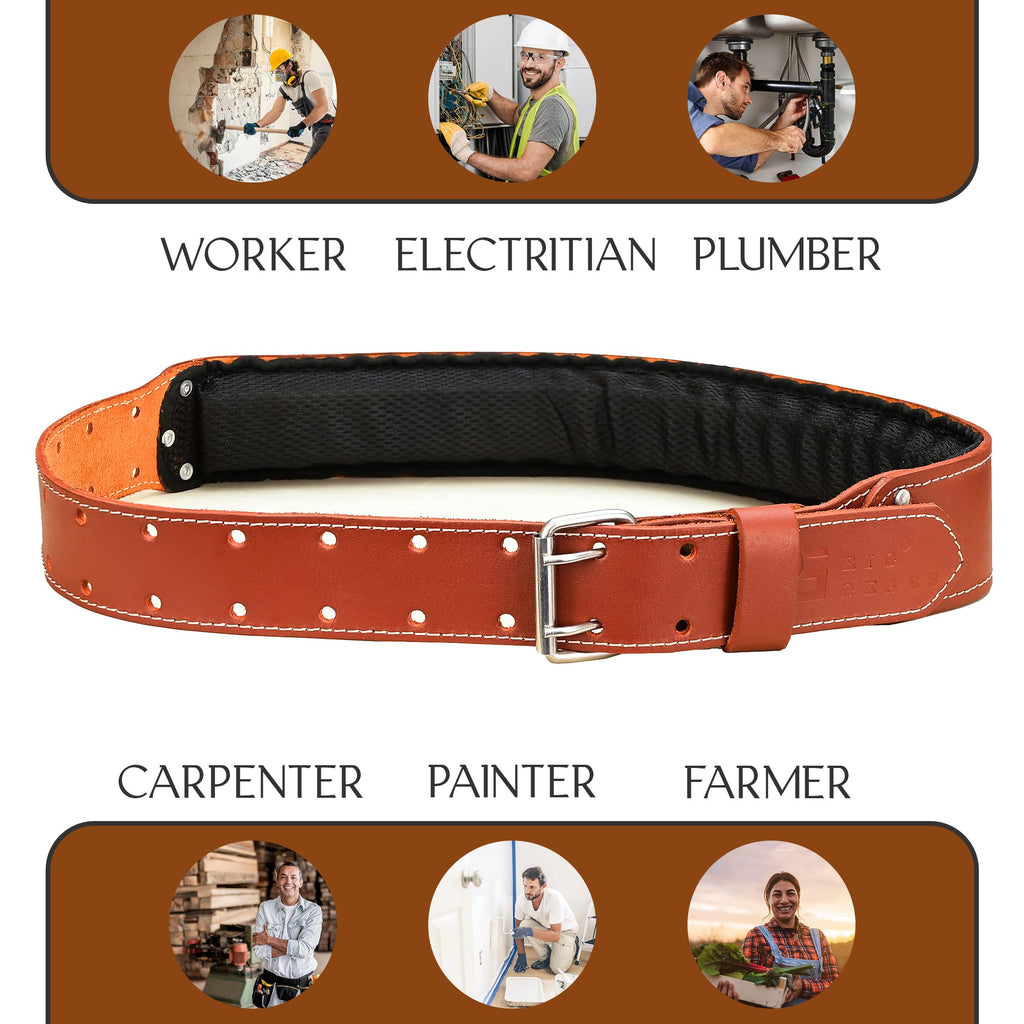 Leather Tool Belt 3 Inch 34" to 49" O979