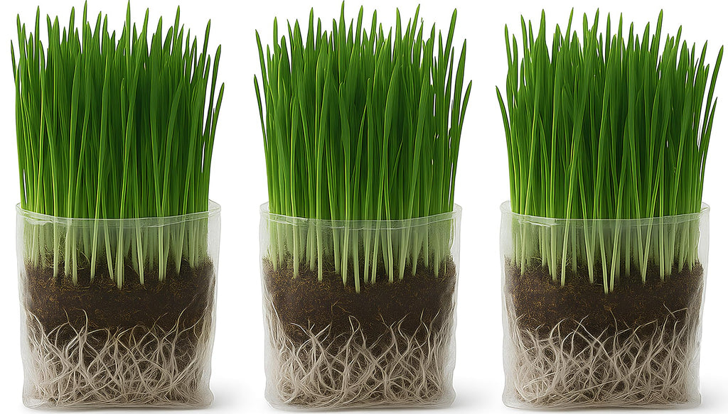 Organic Cat Grass Grow Bag Kit 3 Pack H587042