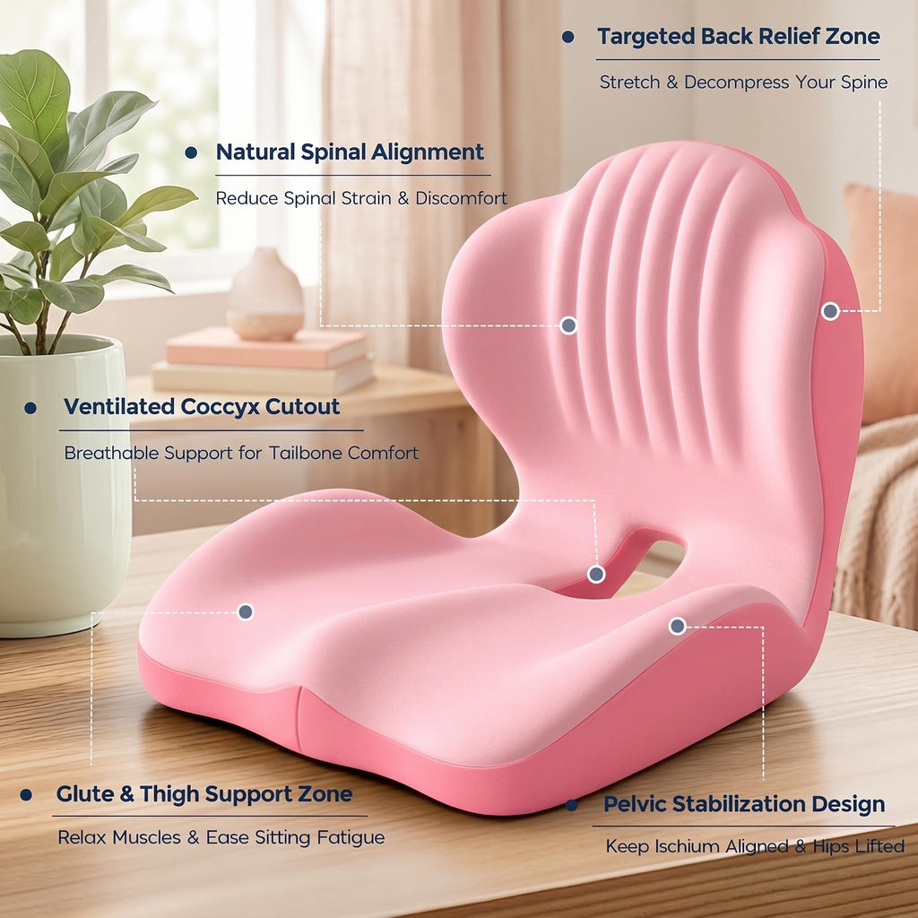 Ergonomic Lumbar & Seat Support Cushion B84889