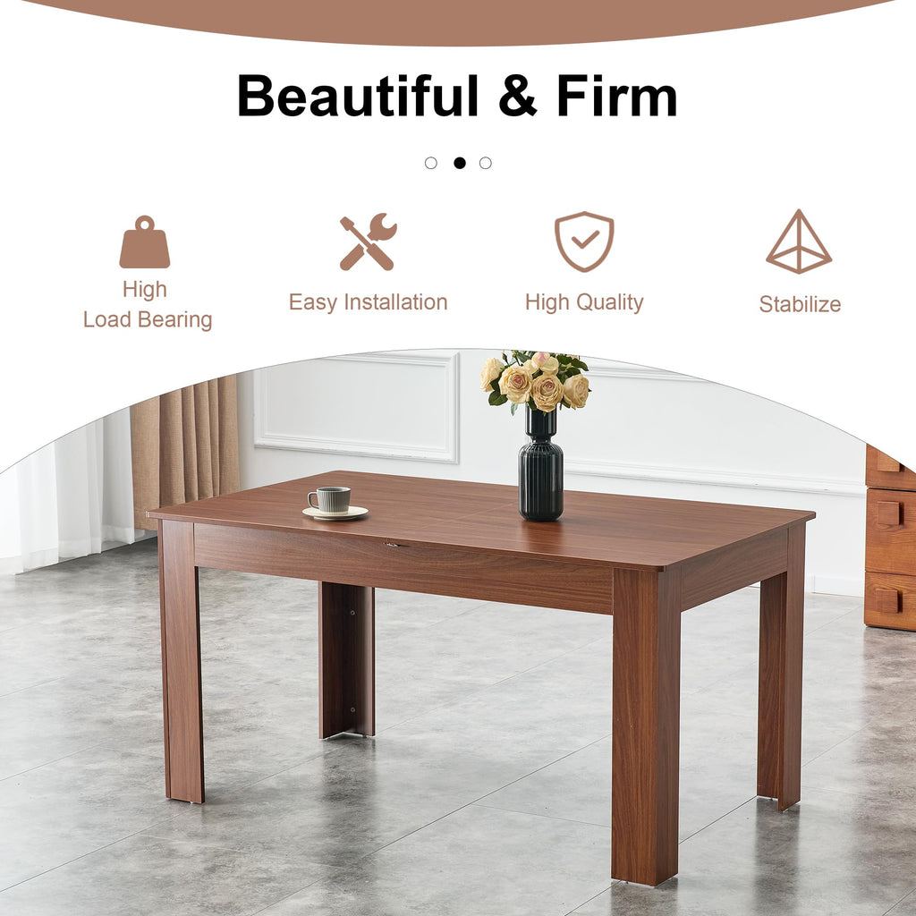 9 Piece Extendable Rectangular Dining Table Set with 8 Chairs W765810
