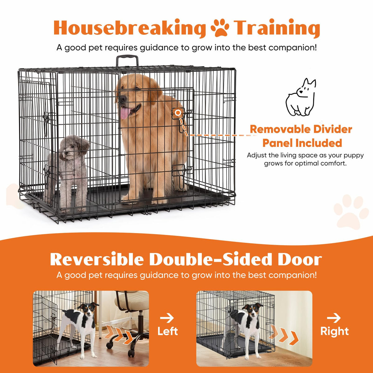 36 Inch Foldable Dog Crate T1832