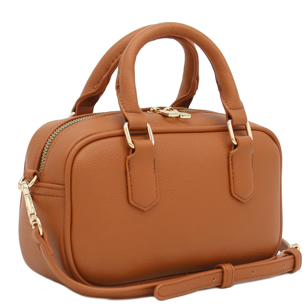 Mini PU Leather Satchel Crossbody Bag E50211