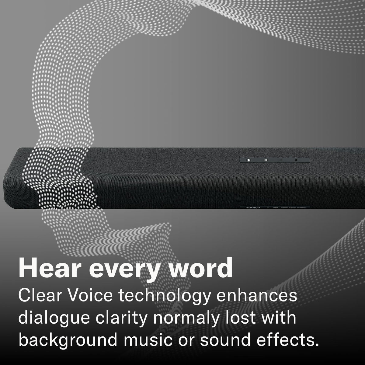 Black Sound Bar with Wireless Subwoofer A961458