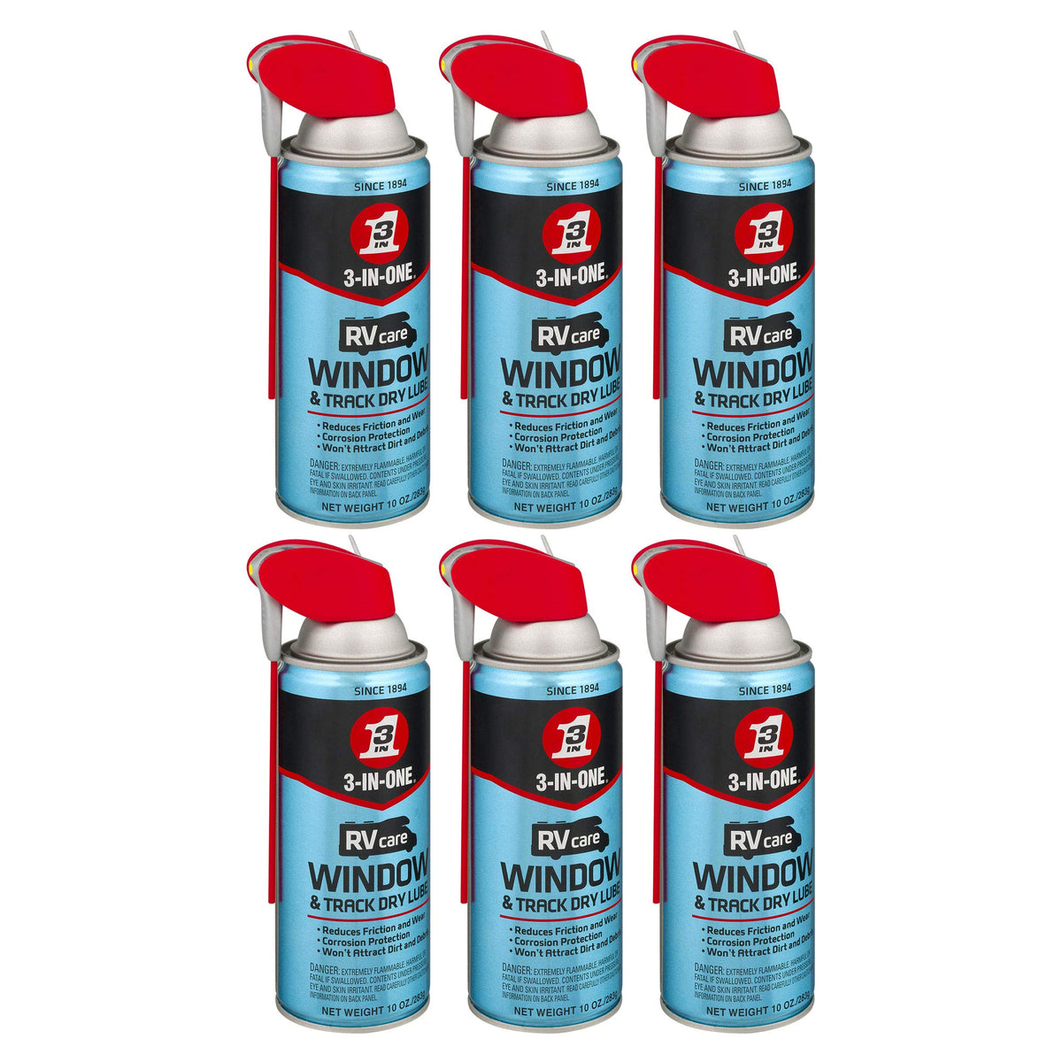 10 OZ 6-Pack Dry Lube A7041