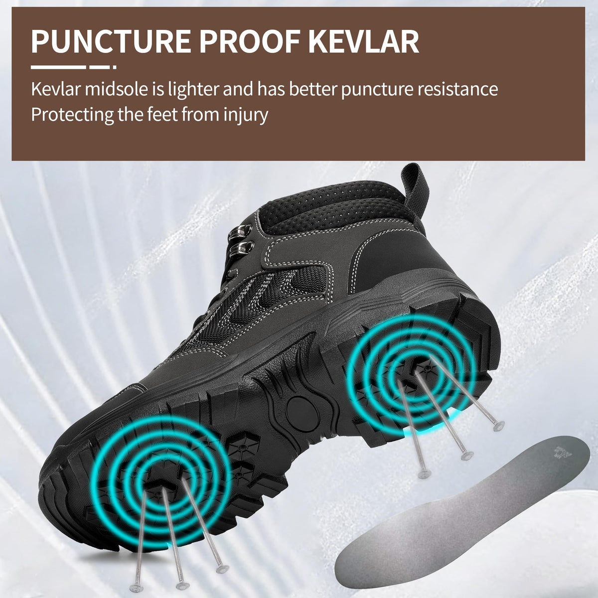 Steel Toe Waterproof Work Boots I24984
