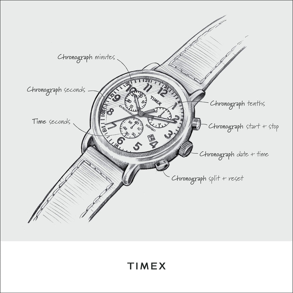 43mm Analog Watch with 100M Water Resistance U665
