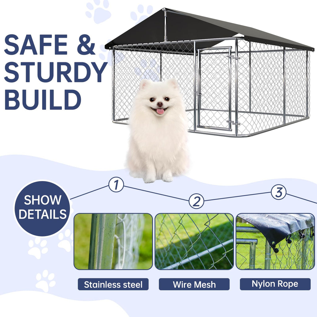 78”x 78” Heavy Duty Dog Enclosure E1019