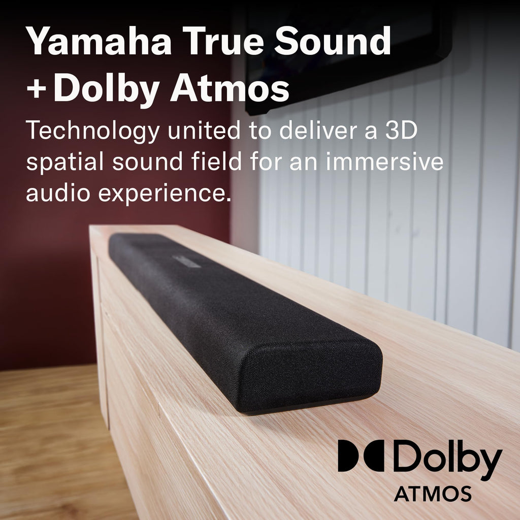 Black Sound Bar with Wireless Subwoofer A961458
