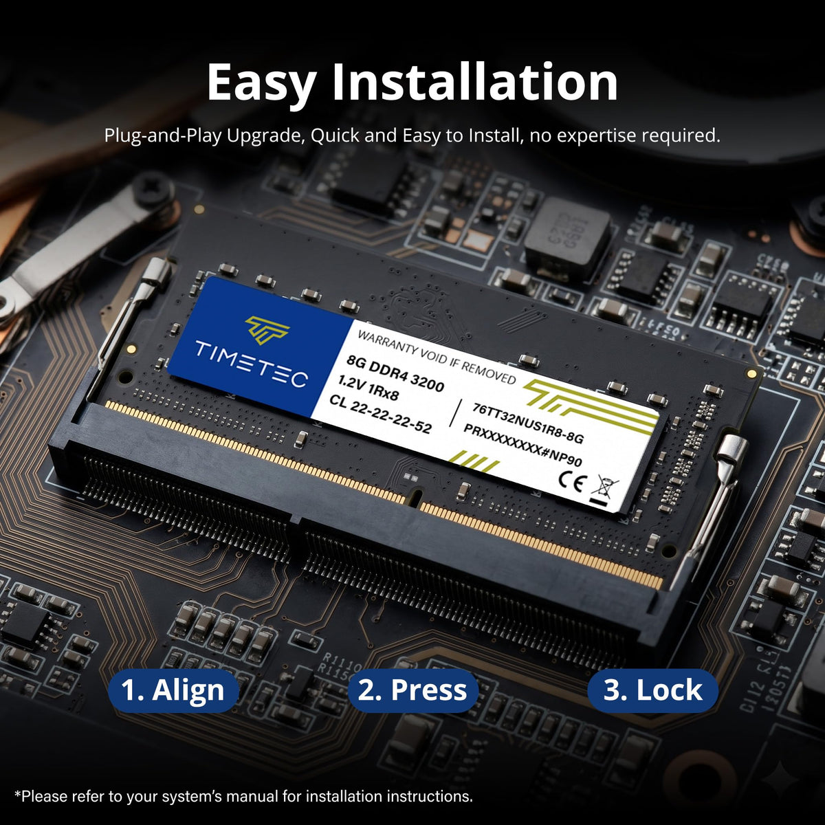 16GB Kit DDR4 3200MHz SODIMM Laptop RAM Q636