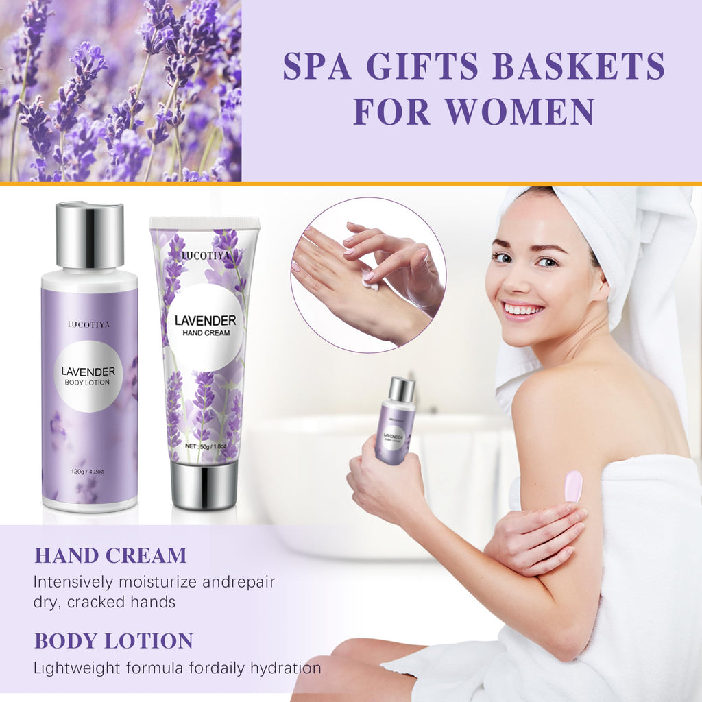 10 Pc Lavender Bath Gift Set B1973
