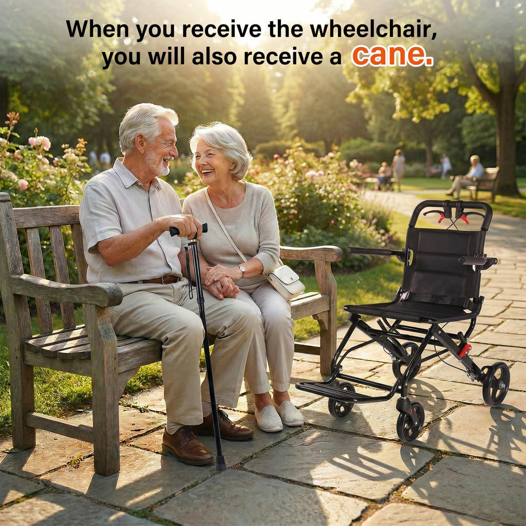 Lightweight Foldable Transport Wheelchair V273892
