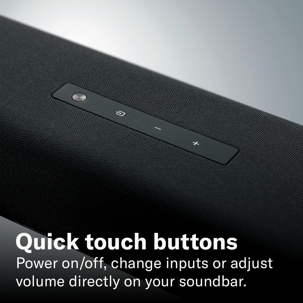 Black Sound Bar with Wireless Subwoofer A961458