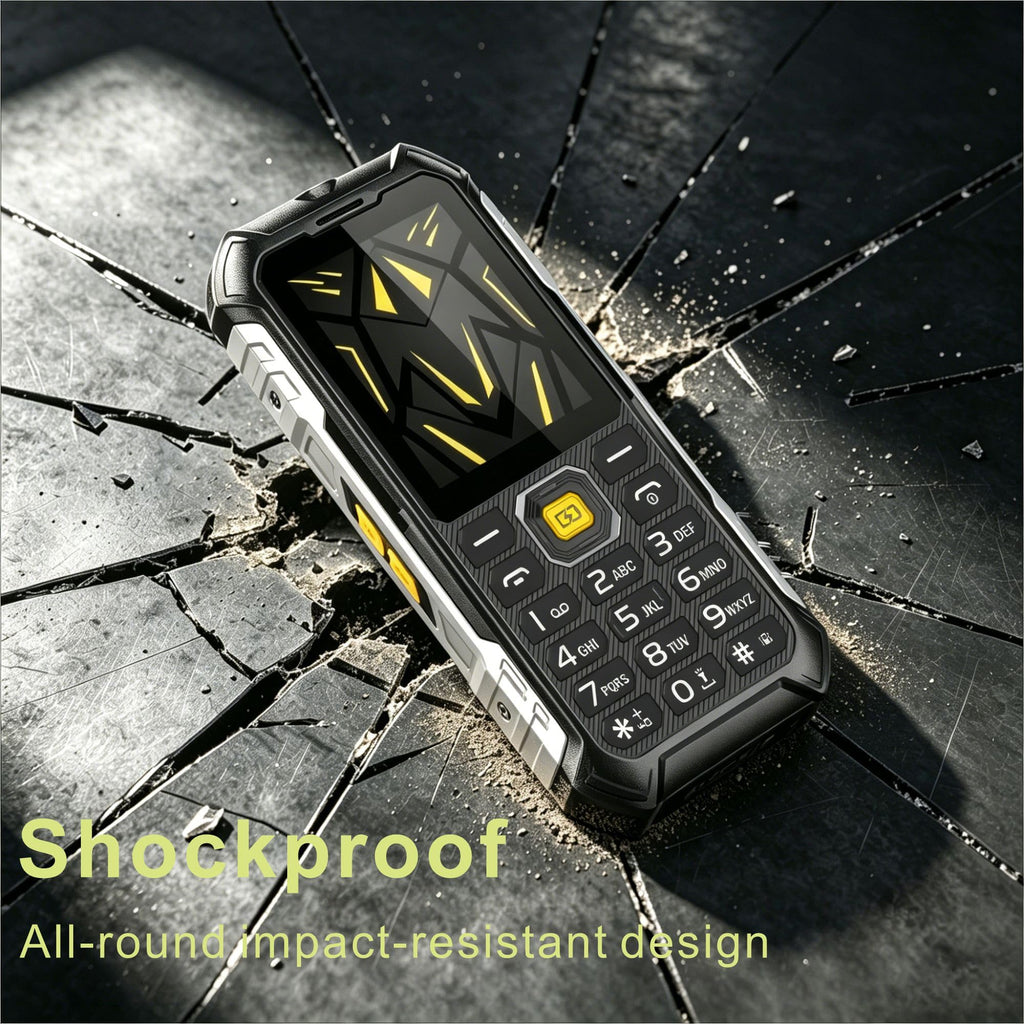 Unlocked Rugged Phone 2.4" Screen IP68 4500mAh F6948