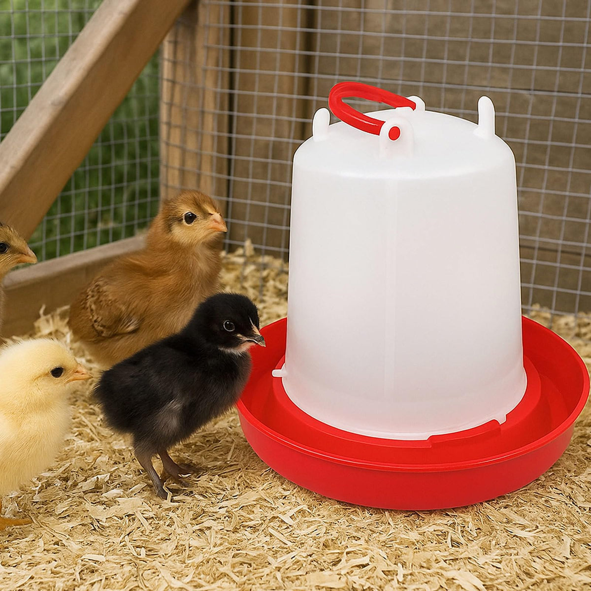 2 Pack 1.5L Plastic Chick Waterer I88367