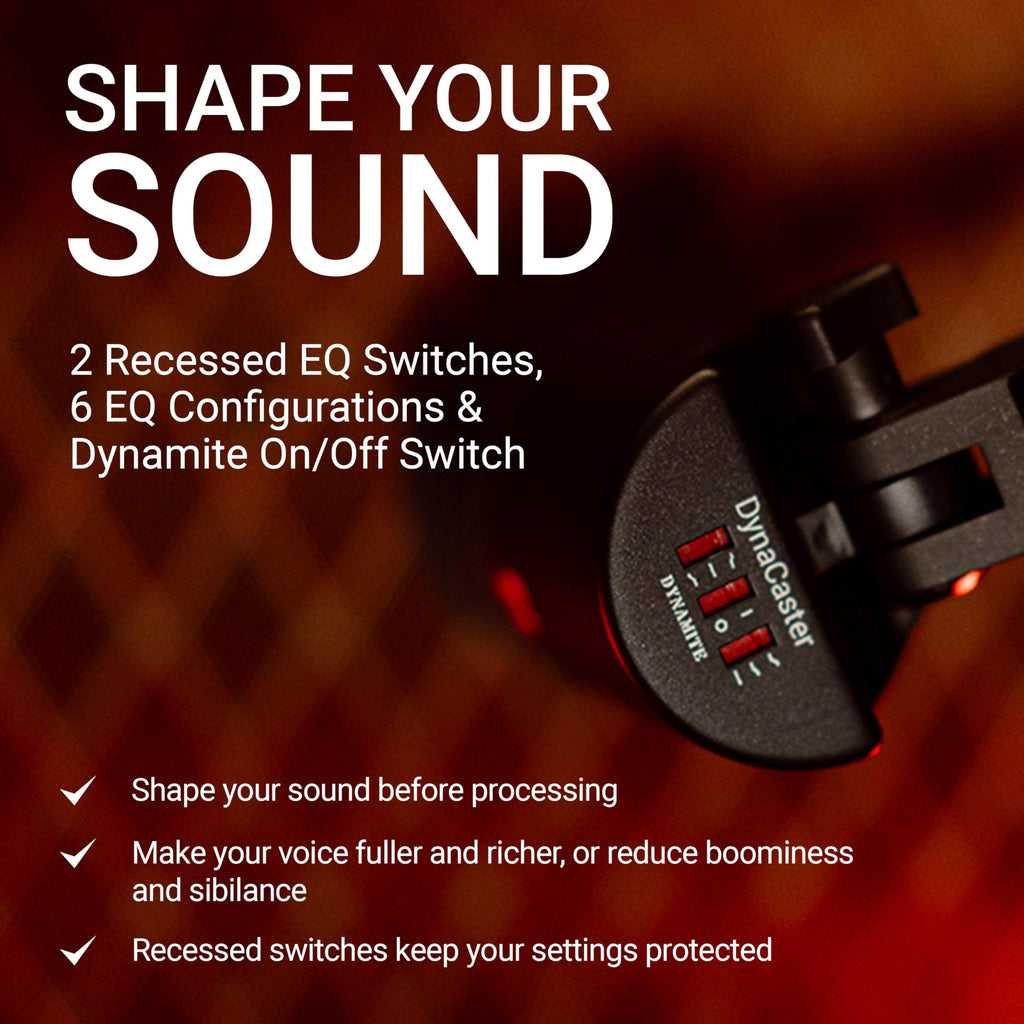 Dynamic Microphone with Built-in Preamp, Shockmount & Pop Filter O284299