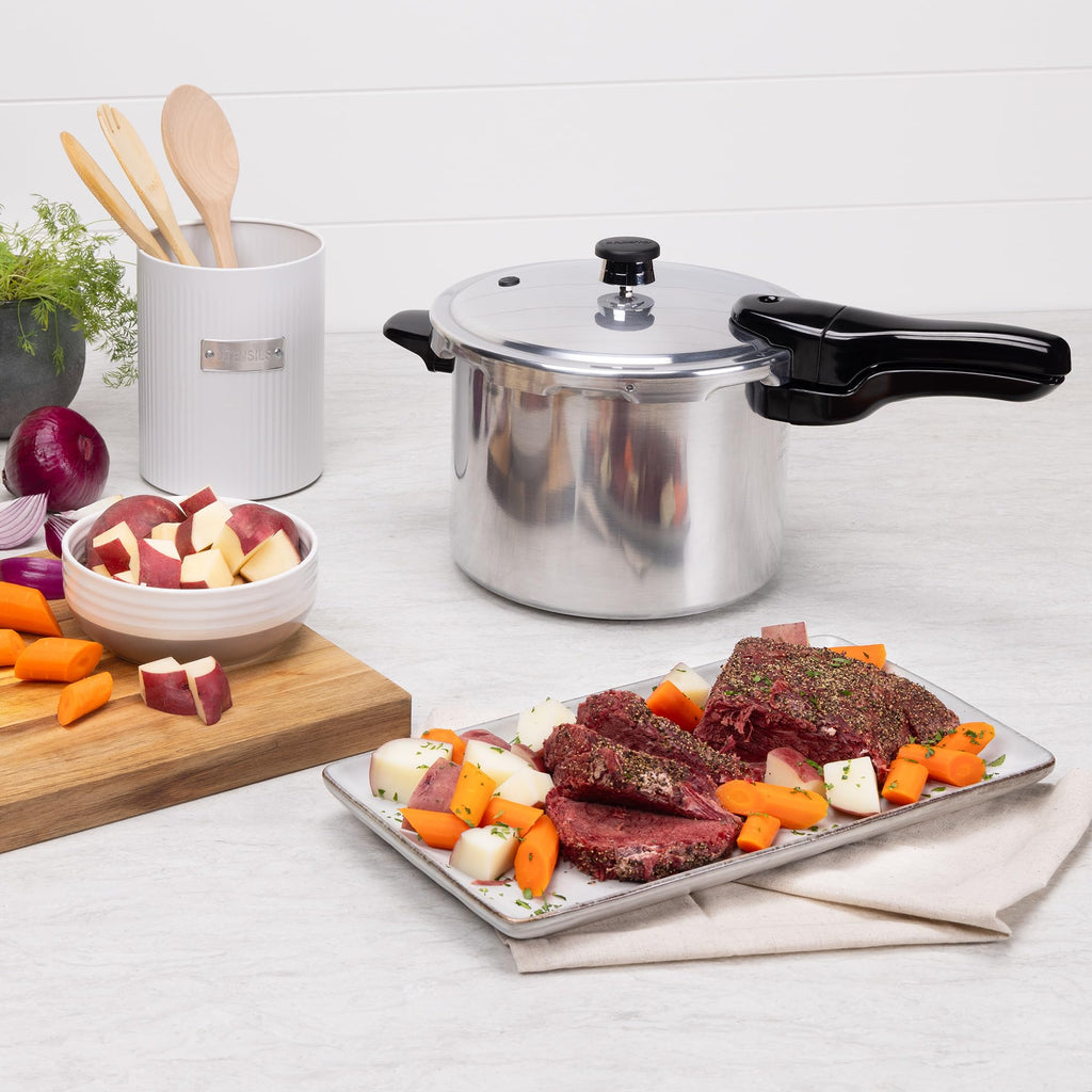 6-Quart Aluminum Pressure Cooker E9757