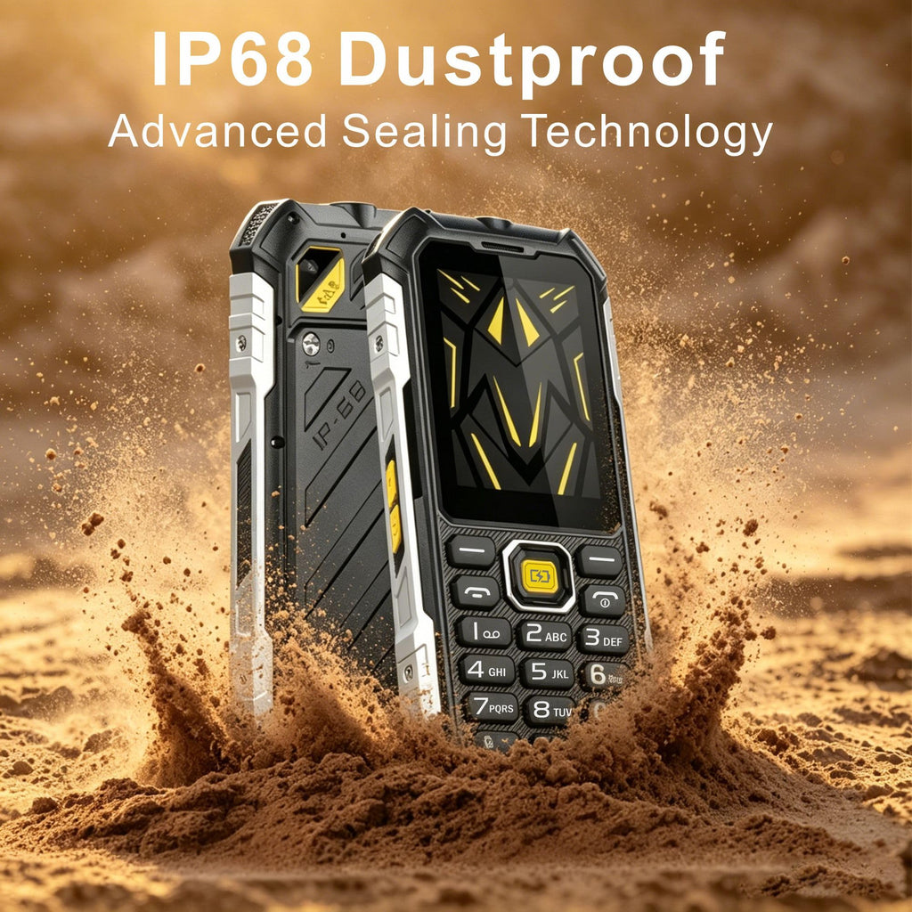 Unlocked Rugged Phone 2.4" Screen IP68 4500mAh F6948