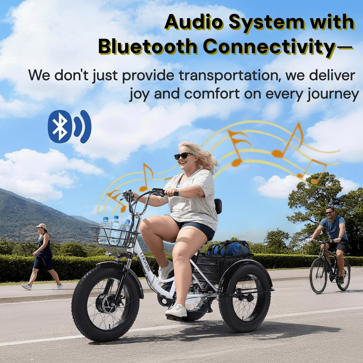 20" Fat Tire Folding Electric Tricycle 750W 48V X639