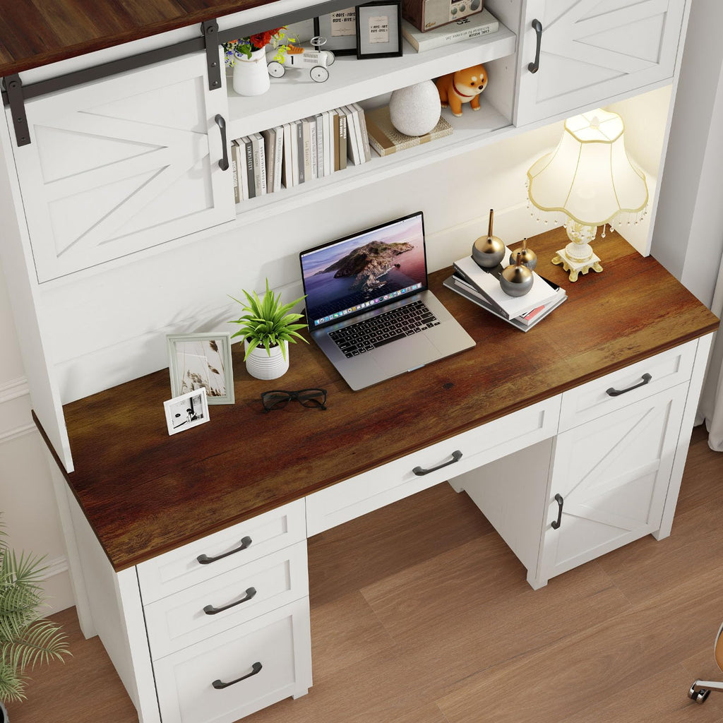 67" Executive Desk with File Drawer W730