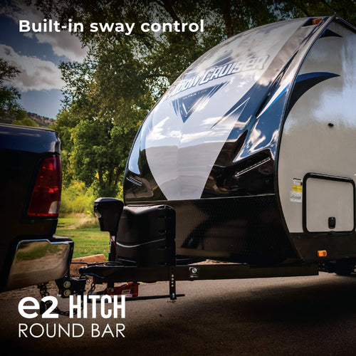 2-Point Sway Control Round Bar Hitch, 8,000 Lbs Trailer Weight Rating O373627