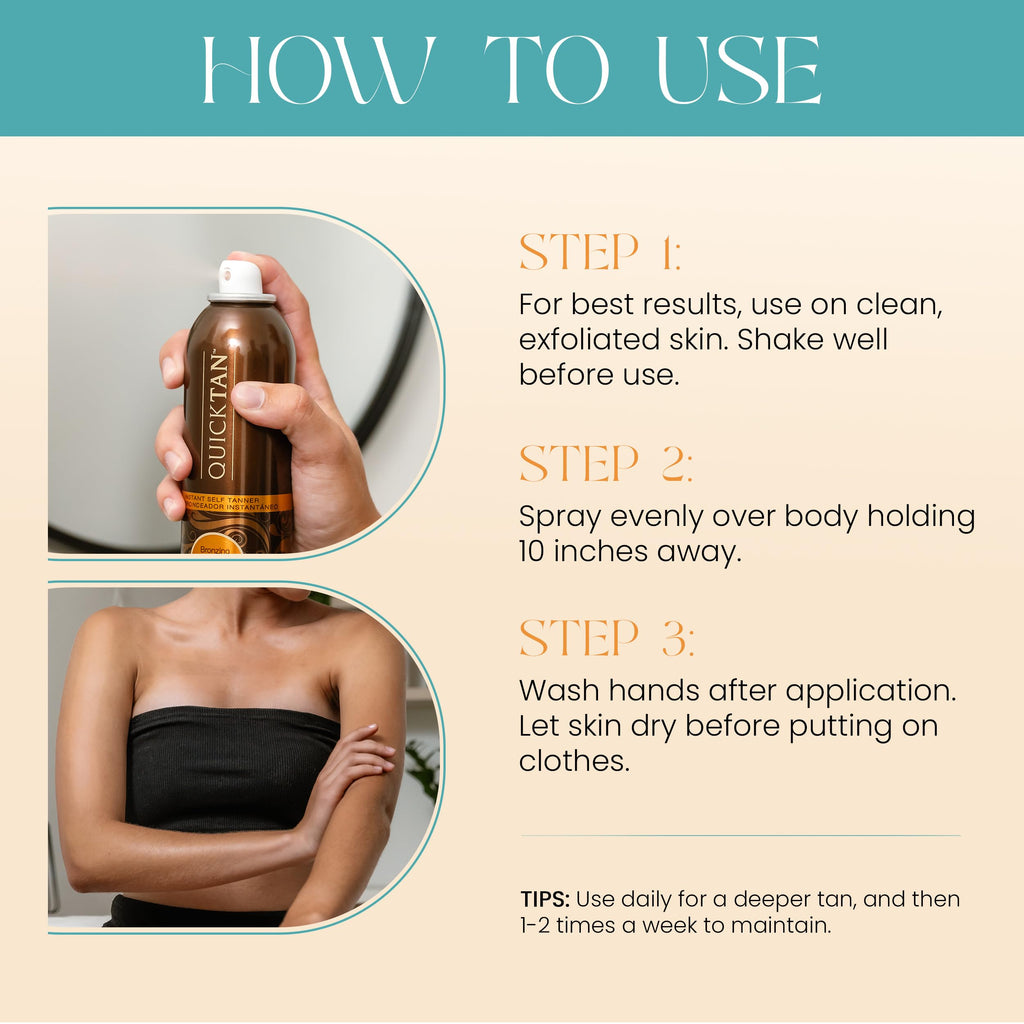 6 oz Self Tanner Bronzing Spray F8137