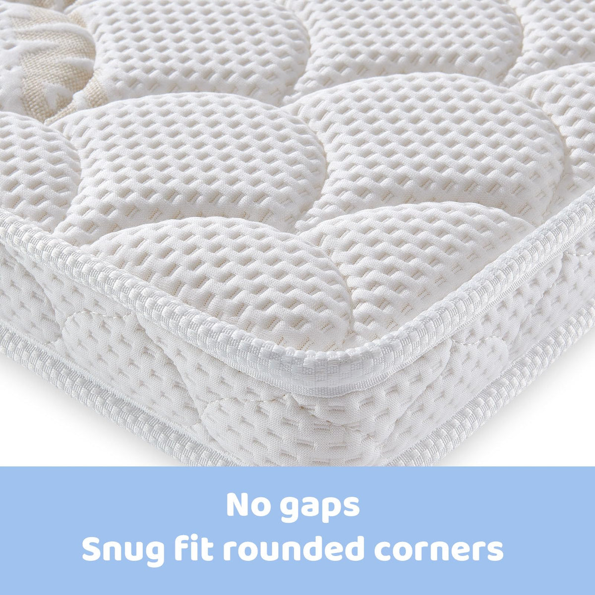 Mini Crib Mattress 38x24x4 Inch Dual Sided Firm Support Comfort Foam I403